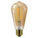 Philips Vintage LED filament žárovka E27 ST64 5,8W 640lm 2200K stmívatelná, zlatá