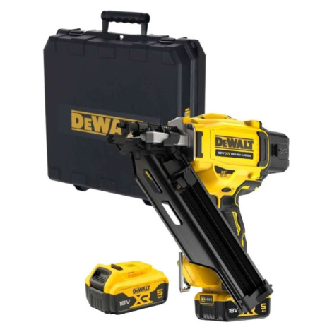 DeWALT Nářadí - 18V AKU hřebíkovačka 50-90 mm, 2x aku 5,0 Ah XR, nabíječka DCN930P2