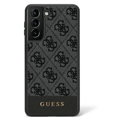 Guess GUHCS23MG4GLGR hard silikonové pouzdro Samsung Galaxy S23 PLUS 5G black 4G Stripe Collecti