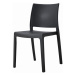 Set dvou židlí KLEM černé (2ks)