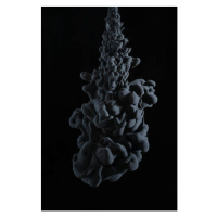 Umělecká fotografie Abstract paint splash background on black, banusevim, (26.7 x 40 cm)