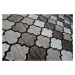 Dywany Lusczow Kusový koberec ACRYLOVY YAZZ 3766 tmavě béžový / losos trellis