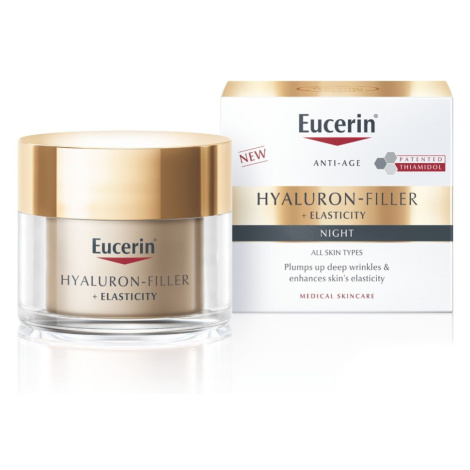 Eucerin Hyaluron-Filler + Elasticity noční krém proti vráskám 50 ml