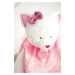 Plyšová kočička Attrape-Rêves Doudou et Compagnie růžová 20 cm v dárkovém balení od 0 měsíců