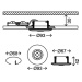 Briloner LED vestavné bodové svítidlo Attach One, bílé, IP65