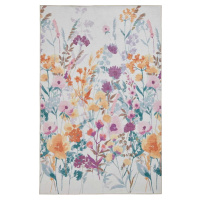 Žlutý pratelný koberec 122x170 cm Country Floral – Catherine Lansfield