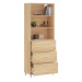 vidaXL Skříň highboard dub sonoma 69,5 x 34 x 180 cm kompozitní dřevo