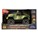 Auto Jeep vojenské army vozidlo na setrvačník 23cm na baterie Zvuk CZ plast