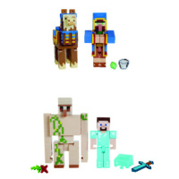 Minecraft 8 cm figurka dvojbalení - Raid Captain and Ravager