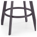 Barová židle TOSHA hnědá/černá