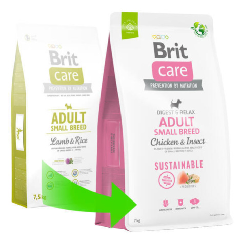 Brit Care Dog Adult Small Sustainable - 3 x 3kg