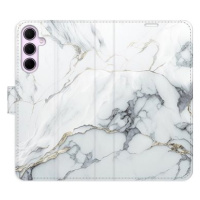 iSaprio Flip pouzdro SilverMarble 15 pro Samsung Galaxy A55 5G