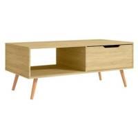 SHUMEE Konferenční stolek dub sonoma 100 × 49,5 × 43 cm dřevotříska , 326789