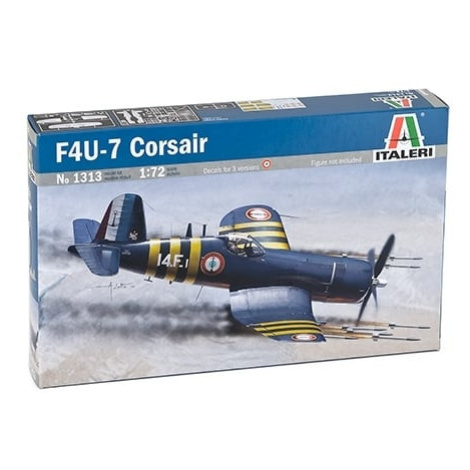 Model Kit letadlo 1313 - F4U-7 CORSAIR (1:72) Italeri
