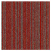 Tapibel Kobercový čtverec Coral Lines 60380-50 červeno-šedý 50 x 50 cm - 50x50 cm