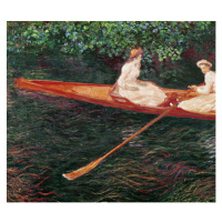 Obrazová reprodukce Boating on the river Epte, c.1889-1890, Claude Monet, 40 × 34.8 cm