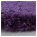 Ayyildiz koberce Kusový koberec Fluffy Shaggy 3500 lila kruh - 80x80 (průměr) kruh cm