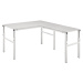 Treston Přístavný stůl pro úhlovou kombinaci, ruční přestavování výšky, š x h 1000 x 500 mm