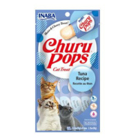 Churu Cat Pops pamlsky pro kočku tuňák 4x15g