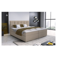 Expedo Čalouněná postel boxspring GLOSE, 160x200, sawana 24 + vrchní matrace