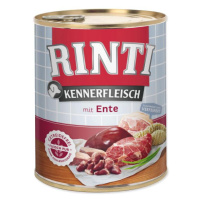 Konzerva Rinti Kennerfleisch Adult kachní srdce 800g