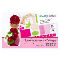 Krasohrátky - Vyrob si panenku růžovou Hortenzii