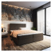 MSL Kontinentální čalouněná postel MADONA (160 x 200 cm) Barva látky: INARI 100