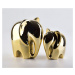 Mondex Keramický slon MIA GOLD I zlatý