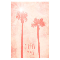 Fotografie Graphic Art PALM TREES Summer Vibes, Melanie Viola, 26.7 × 40 cm