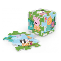 Pěnové puzzle Prasátko Peppa/Peppa Pig 32x32x1cm 8ks ve fólii 0m+