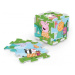 Pěnové puzzle Prasátko Peppa/Peppa Pig 32x32x1cm 8ks ve fólii 0m+