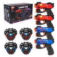 Laser Tag Laserová Pistole 4 Mode Sada 4 Terč Pro 4 Osoby