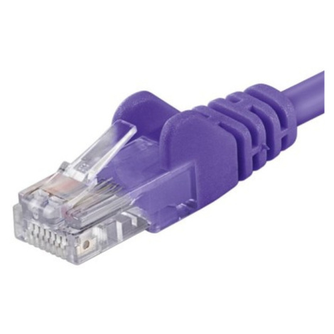 PremiumCord Patch kabel UTP RJ45-RJ45 CAT6 5m fialová