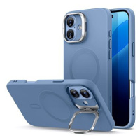 ESR Cloud Soft Case with Stash Stand (HaloLock), Compatible with iPhone 16 Plus, Light Blue