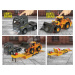 Kamion s nakladačem Volvo Truck & Wheel Loader Majorette 35 cm délka se zvukem a světlem