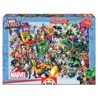 Educa Puzzle Marvel Heroes 1000 dílků 15193 barevné