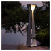 Les Jardins Solární světlo Osmoz LED z hliníku, 175 cm, bílé