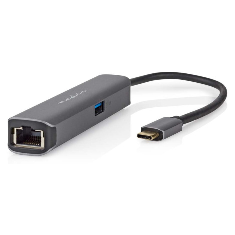 Nedis Multiportový adaptér USB-C, USB-A, USB-C, HDMI, RJ45 - CCBW64220AT02