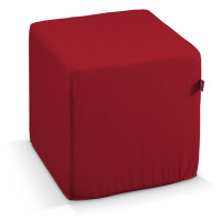 Dekoria Sedák Cube - kostka pevná 40x40x40, tmavě červená , 40 x 40 x 40 cm, Etna, 705-60