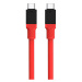 Kabel Tactical Fat Man Cable USB-C/USB-C, červená