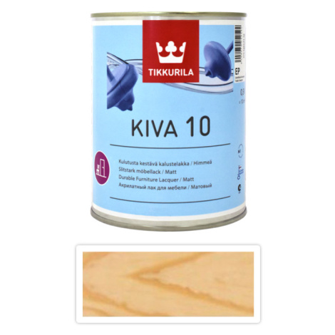 TIKKURILA Kiva 10 - vodou ředitelný lak 0.9 l Bezbarvý matný