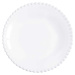 Bílý kameninový talíř na polévku Costa Nova Pearl, ⌀ 24 cm