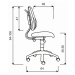 Rostoucí židle ELEN S-LINE fialovo-šedá