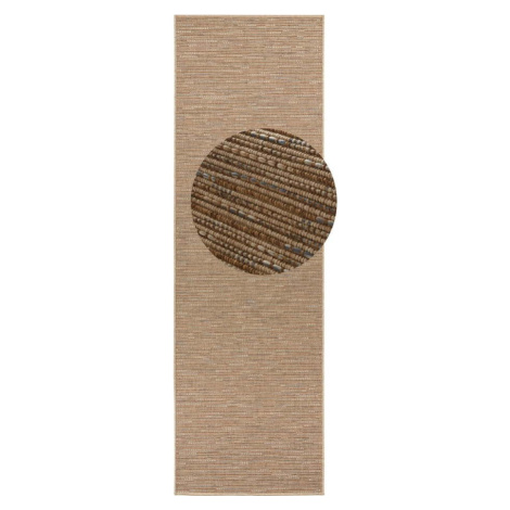 Hnědý běhoun BT Carpet Nature, 80 x 250 cm Hanse Home