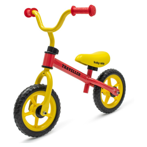 Dětské balanční kolo Baby Mix Traveller červené