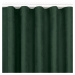 HOMEDE Závěs MILANA klasická transparentní vlnovka 7 cm zelený