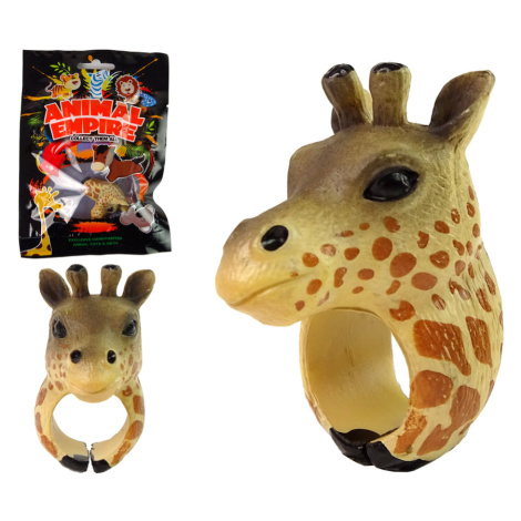 mamido Dětský prsten na ruku s žirafou