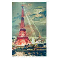 Ilustrace Paris  1889, Lightning for the, clu, 26.7 × 40 cm