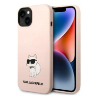 Karl Lagerfeld KLHCP14MSNCHBCP iPhone 14 Plus 15 Plus 6,7 hardcase růžový