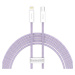 Kabel USB-C cable for Lightning Baseus Dynamic Series, 20W, 2m (purple)